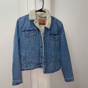 Levis Wool Lined Denim Jacket